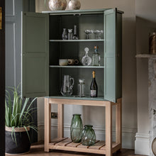 Load image into Gallery viewer, Nala 2 Door Wooden Cupboard in Moss Green