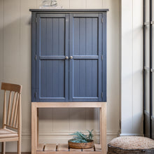 Load image into Gallery viewer, Nala 2 Door Wooden Cupboard in Deep Navy