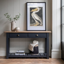 Load image into Gallery viewer, Nala 2 Drawer Wooden Console in Deep Navy