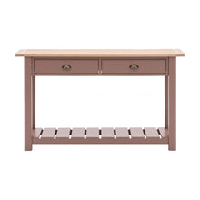Load image into Gallery viewer, Nala 2 Drawer Wooden Console in Dusky Pink