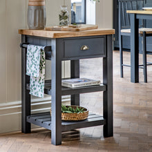 Load image into Gallery viewer, Nala Wooden Butchers Block in Deep Navy