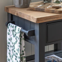 Load image into Gallery viewer, Nala Wooden Butchers Block in Deep Navy