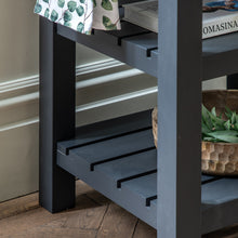 Load image into Gallery viewer, Nala Wooden Butchers Block in Deep Navy