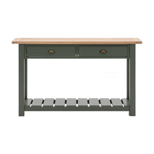 Load image into Gallery viewer, Nala 2 Drawer Wooden Console in Moss Green