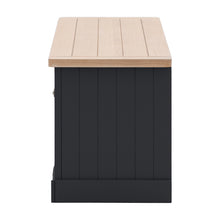 Load image into Gallery viewer, Nala Wooden Media Unit in Deep Navy