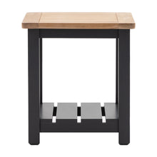 Load image into Gallery viewer, Nala Wooden Side Table in Deep Navy