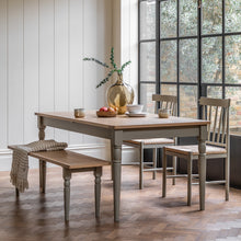 Load image into Gallery viewer, Felix 6-10 Seater Extendable Wooden Dining Table in Greige