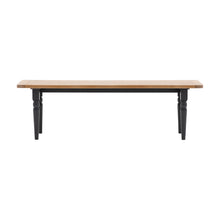 Load image into Gallery viewer, Felix Wooden Dining Bench in Deep Navy