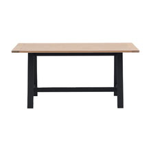 Load image into Gallery viewer, Nala Wooden Trestle Table in Deep Navy