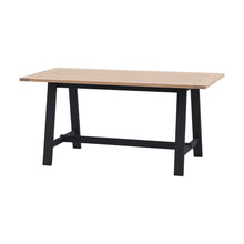 Load image into Gallery viewer, Nala Wooden Trestle Table in Deep Navy