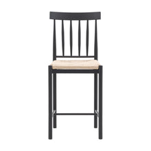 Load image into Gallery viewer, Nala Set of 2 Wooden Bar Stools in Deep Navy