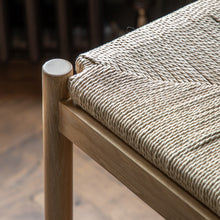 Load image into Gallery viewer, Nala Wooden Rope Stool in Natural