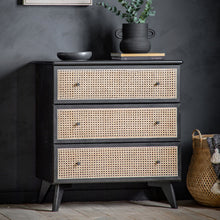 Load image into Gallery viewer, Imaini Rattan 3 Drawer Chest of Drawers