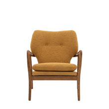 Load image into Gallery viewer, Ffion Boucle Armchair in Ochre