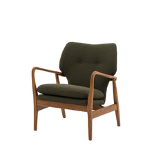 Load image into Gallery viewer, Ffion Boucle Armchair in Dark Green