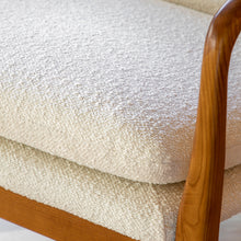 Load image into Gallery viewer, Ffion Boucle Armchair in Cream