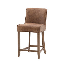 Load image into Gallery viewer, Aspen Set of 2 Leather Bar Stools in Tan