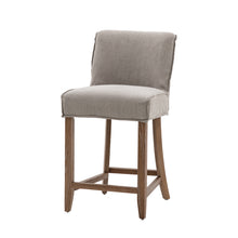 Load image into Gallery viewer, Aspen Set of 2 Linen Bar Stools in Grey