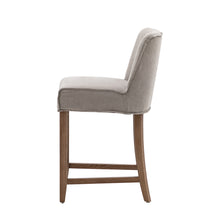 Load image into Gallery viewer, Aspen Set of 2 Linen Bar Stools in Grey