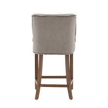 Load image into Gallery viewer, Aspen Set of 2 Linen Bar Stools in Grey