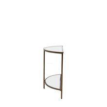 Load image into Gallery viewer, Enya Glass Console Table in Bronze
