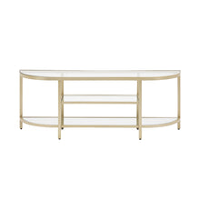 Load image into Gallery viewer, Enya Glass Media Unit in Champagne Gold