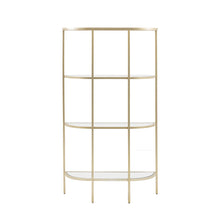 Load image into Gallery viewer, Enya Glass Display Unit in Champagne Gold