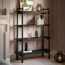 Load image into Gallery viewer, Murphy Oak Display Shelf in Black