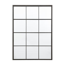 Load image into Gallery viewer, Alba Square Mirror in Black Metal