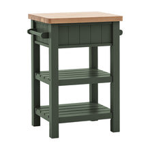 Load image into Gallery viewer, Nala Wooden Butchers Block in Moss Green