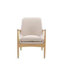 Load image into Gallery viewer, Robin Linen Armchair in Cream