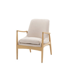 Load image into Gallery viewer, Robin Linen Armchair in Cream
