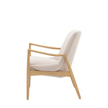 Load image into Gallery viewer, Robin Linen Armchair in Cream