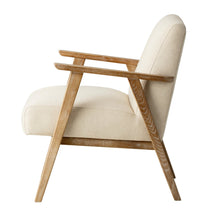 Load image into Gallery viewer, Larson Linen Armchair in Cream