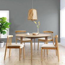 Load image into Gallery viewer, Nissa Set of 2 Wooden Dining Chairs in Brown