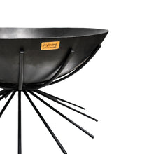 Load image into Gallery viewer, Ivyline Outdoor Metal Dakota Fire Pit in Black