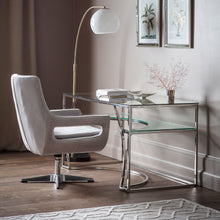 Load image into Gallery viewer, Reign Stainless Steel Desk in Silver
