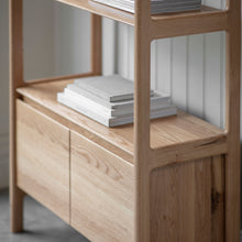 Load image into Gallery viewer, Talia Solid Oak Open Display in Natural