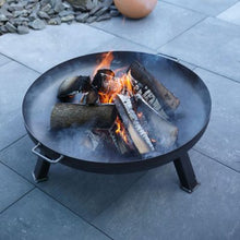 Load image into Gallery viewer, Verona Steel Outdoor Fire Pit in Black