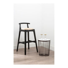 Load image into Gallery viewer, Urma Teak Bar Stool in Black