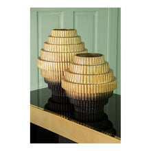 Load image into Gallery viewer, Amalia Vase in Gold And Black