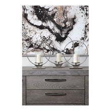 Load image into Gallery viewer, Rory Candle Holder in Silver Finish