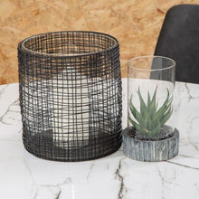Load image into Gallery viewer, Succulent in Glass with Black Base