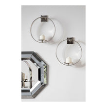 Load image into Gallery viewer, Rory Candle Holder in Silver Finish