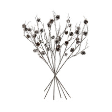 Load image into Gallery viewer, Elias Set of 6 Pinecone Stems 
