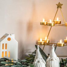 Load image into Gallery viewer, Emily Christmas Tree Tealight Holder in Gold
