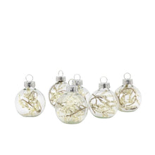 Load image into Gallery viewer, Kerensa Set of 6 Bauble Name Card Holders in White

