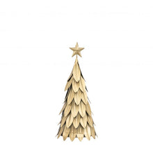 Load image into Gallery viewer, Zoe Christmas Tree Ornament in Antique Gold
