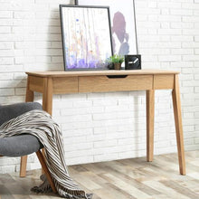 Load image into Gallery viewer, Anja Rectangular Wooden Console Table in Natural 
