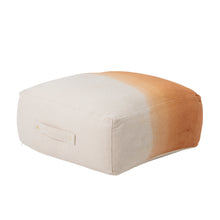 Load image into Gallery viewer, Cara Two-tone Pouffe in Orange
